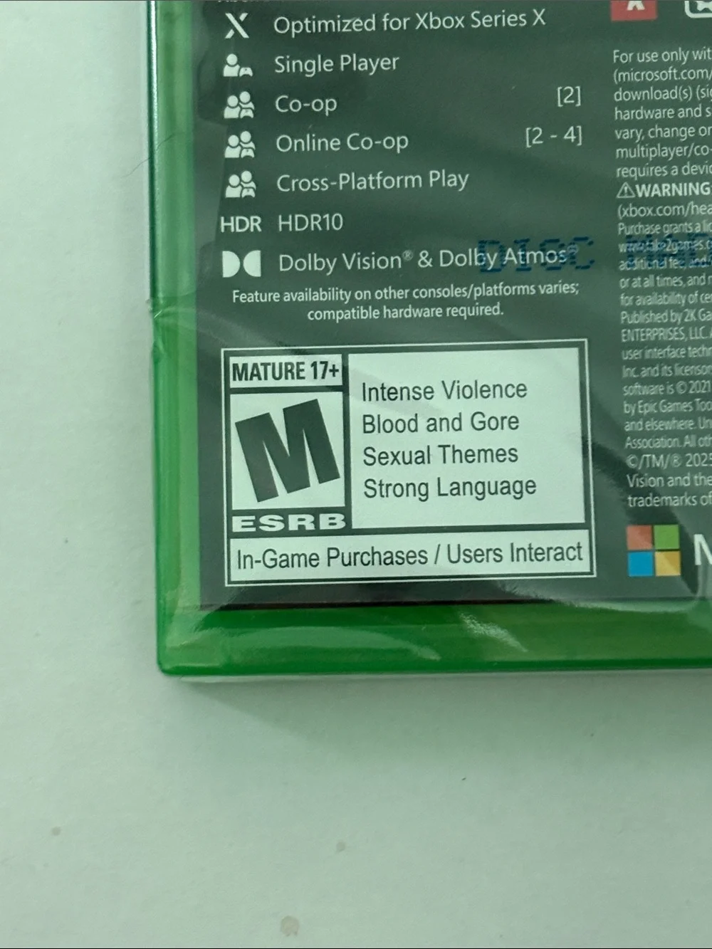 Xbox Series X Borderlands 4 Video Physical Copy Game New